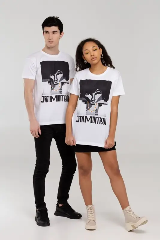 Футболка &laquo;Меламед. Jim Morrison&raquo;, белая, размер XL