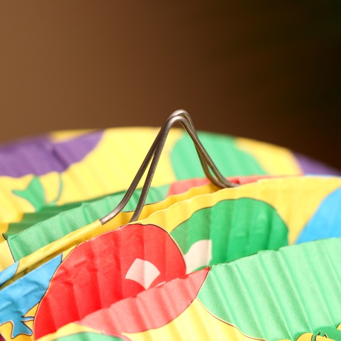 Шар бумажный декоративный Шар бумажный декоративный "Шарики" диаметр 22 см, цв. разноцветный