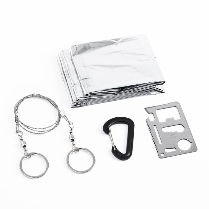 Набор для выживания в кейсе, 8 предметов Набор для выживания в кейсе, 8 предметов