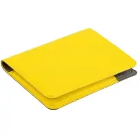 Картхолдер с отделением для купюр Dual, желтый Картхолдер с отделением для купюр Dual, желтый