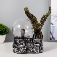 Плазменный шар "Орел" серый 14х9х22 см RISALUX Плазменный шар "Орел" серый 14х9х22 см RISALUX