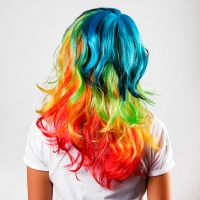 Карнавальный парик «Радуга» Карнавальный парик «Радуга»