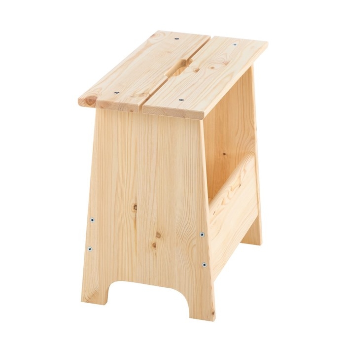 Табурет с отделением для хранения PERJOHAN, 49х25х45, Массив сосны