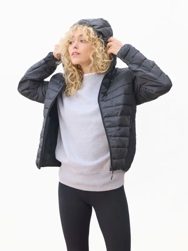 Куртка с капюшоном женская Stream Women, темно-синяя, размер S