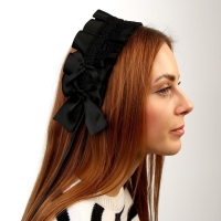 Карнавальная повязка &laquo;Лолита&raquo;, цвет чёрный