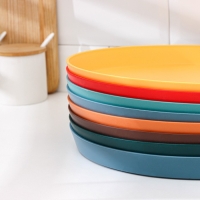 Поднос круглый Доляна &laquo;Классика&raquo;, 34,5&times;34,5&times;3 см, цвет МИКС