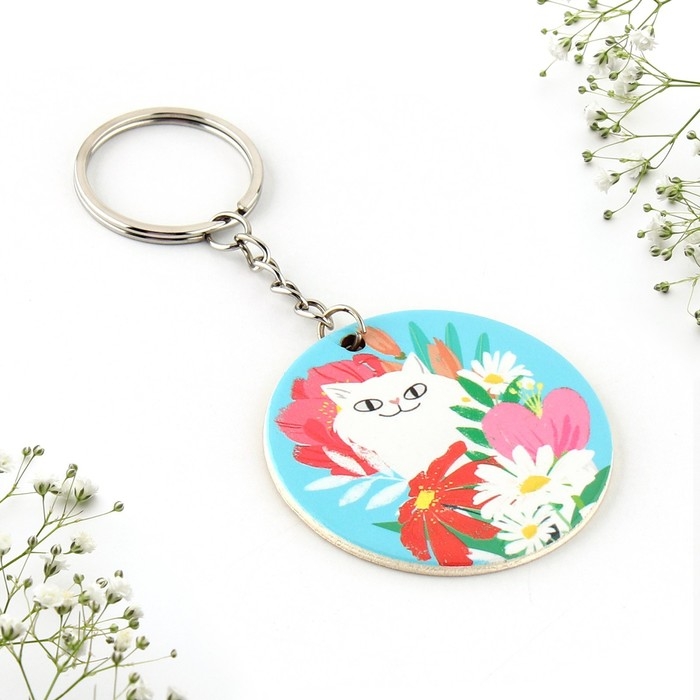 Подарочный набор &laquo;8 марта&raquo; магнит + брелок, 14,5 х 12 см