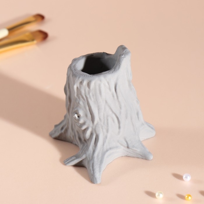 Предмет интерьера Предмет интерьера "Пенек" высота 6 см серый