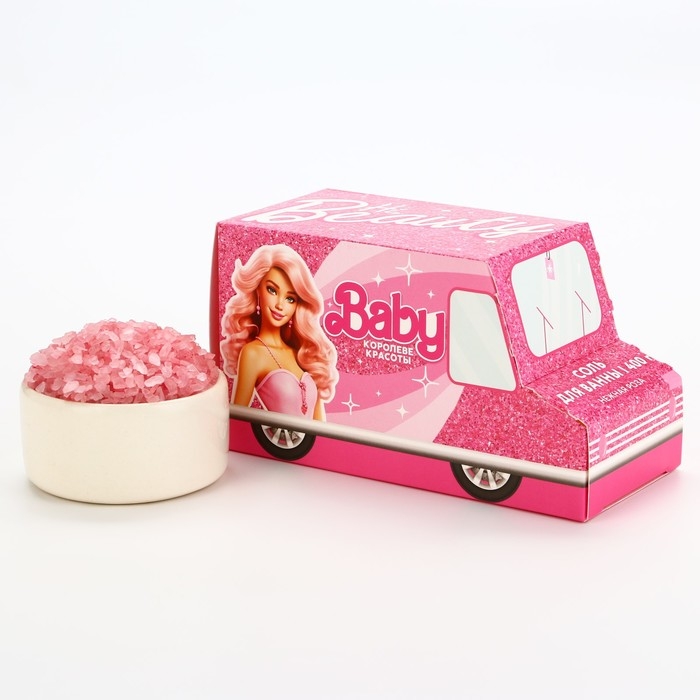 Соль для ванны Beauty, 400 г, аромат нежной розы, BEAUTY FOX Соль для ванны Beauty, 400 г, аромат нежной розы, BEAUTY FOX