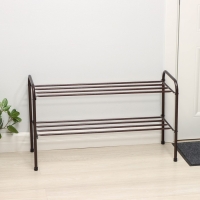 Подставка для обуви, 2 яруса, 82,5&times;32&times;48,5 см, цвет медный антик
