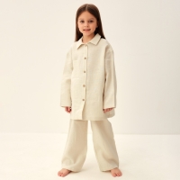 Костюм детский домашний SL HOME р 32 (110-116), молочный