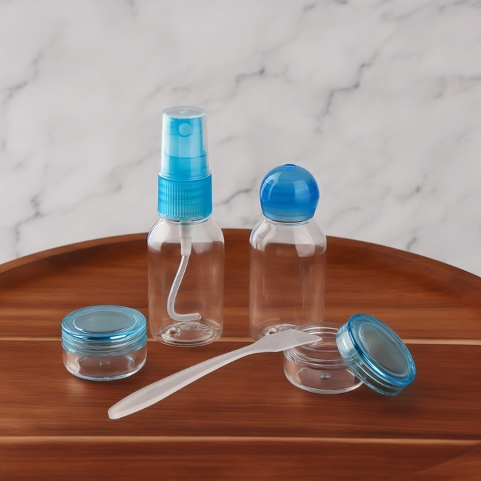 Набор для хранения, в чехле, 5 предметов, цвет МИКС Набор для хранения, в чехле, 5 предметов, цвет МИКС