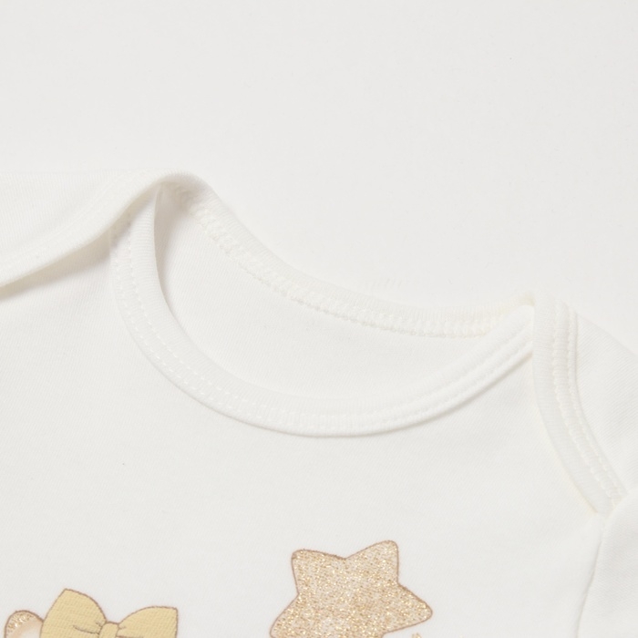 Комплект детский, цвет белый/бежевый, рост 68 см