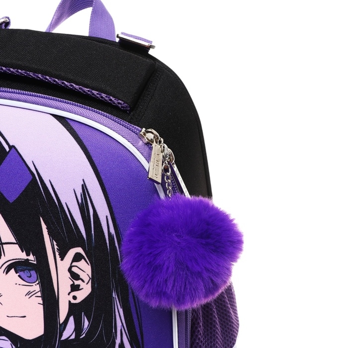 Рюкзак каркасный, 35х26х13, Seventeen, девочка EVA, фиолетовый Рюкзак каркасный, 35х26х13, Seventeen, девочка EVA, фиолетовый