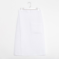Килт вафельный банный Этель &laquo;Boho&raquo; 75*145 см. цв. белый, 100% хл, 290 г/м2