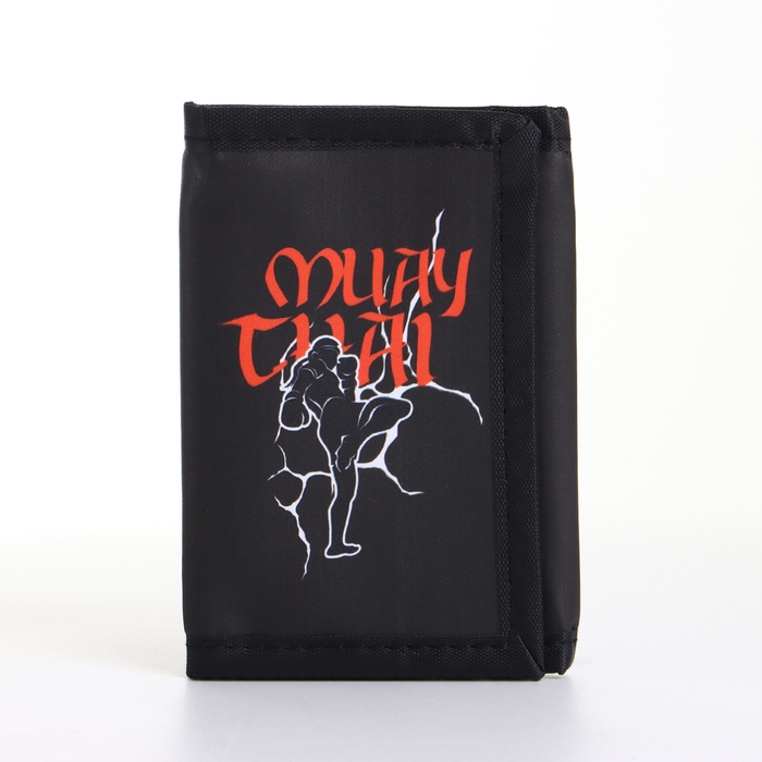 Кошелёк детский на липучке &laquo;Выбражулька&raquo;, цвет чёрный