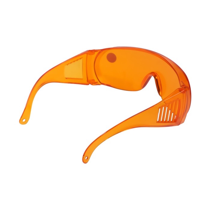 Очки защитные ТУНДРА, оранжевые, открытого типа, ударопрочный материал Очки защитные ТУНДРА, оранжевые, открытого типа, ударопрочный материал