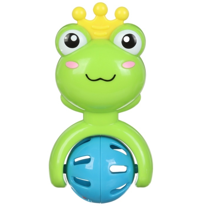 Погремушка «Принцесса Лягушка», в пакете, Крошка Я Погремушка «Принцесса Лягушка», в пакете, Крошка Я