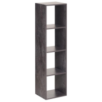 Стеллаж №4 DICE CUBE 4 секции, 360х320х1395, Цемент