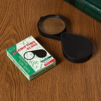 Лупа складная 3х, d=6 см, Мастер К. чёрная Лупа складная 3х, d=6 см, Мастер К. чёрная