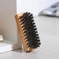 Щётка для обуви, 10,2&times;3,5 см, 59 пучков, натуральный волос