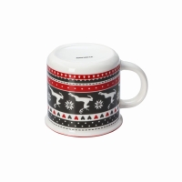 Кружка фарфоровая Доляна «Новый год. Олени», 380 мл Кружка фарфоровая Доляна «Новый год. Олени», 380 мл