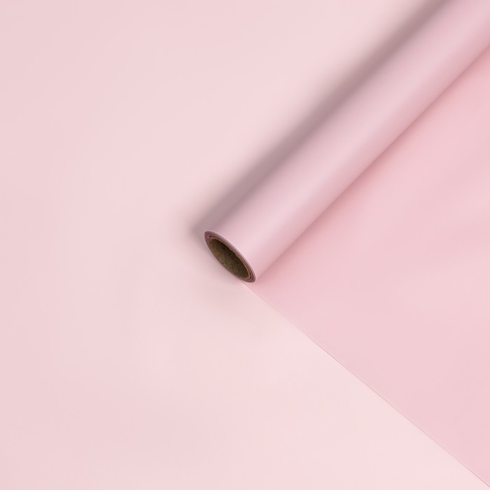Пленка матовая, розовая, 0,58 х 10 м
