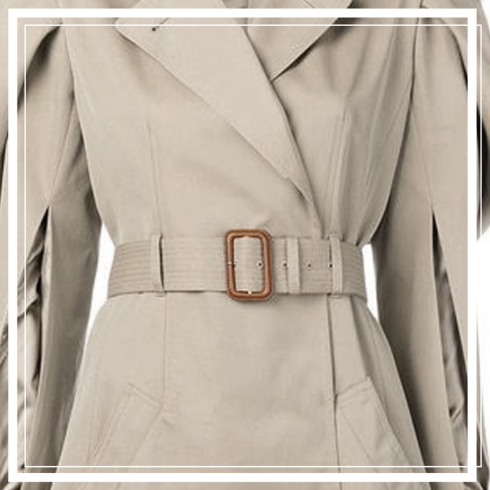 Пряжка для ремня, 4,5 &times; 3 см, 5 шт, цвет тёмно-коричневый/бежевый