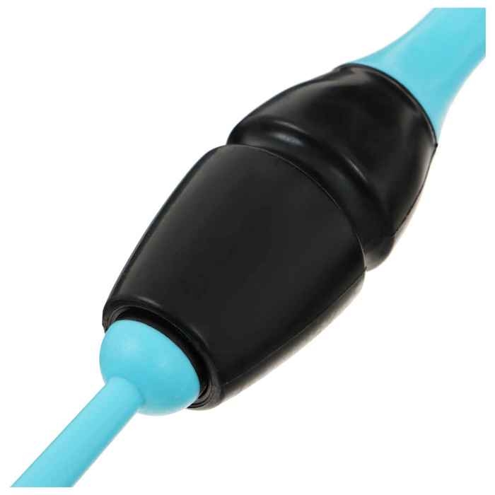 Булавы для художественной гимнастики вставляющиеся Grace Dance, 36 см, цвет голубой/чёрный Булавы для художественной гимнастики вставляющиеся Grace Dance, 36 см, цвет голубой/чёрный