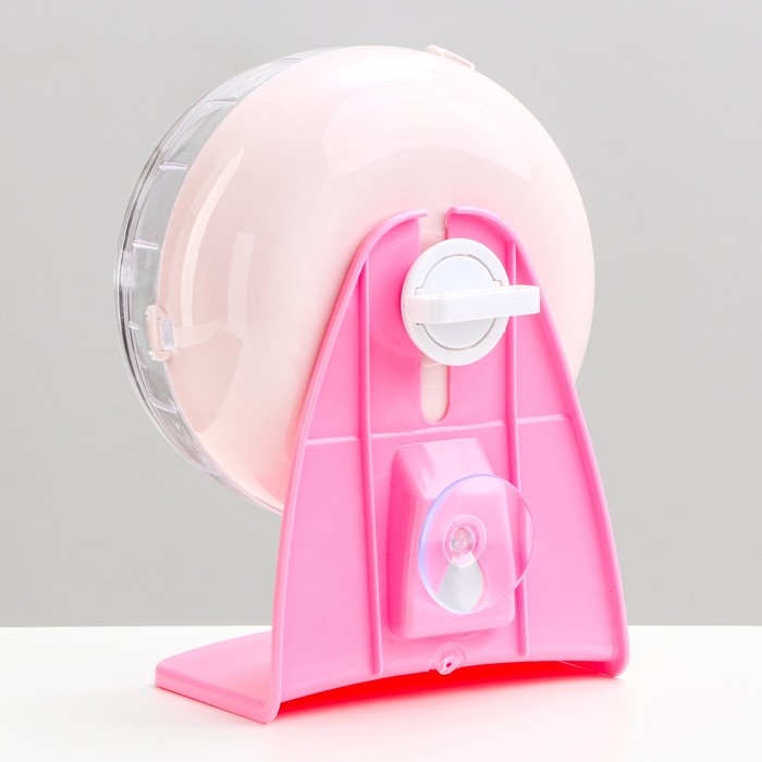 Колесо для грызунов Carno тихое, на подставке, 14 см, розовое Колесо для грызунов Carno тихое, на подставке, 14 см, розовое