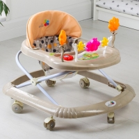 Ходунки &laquo;FLY C&raquo;, бежевый, 7 силик. колес, муз., свет