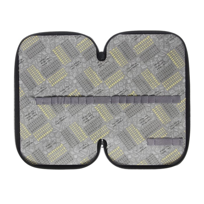 Пенал 3 секции, 125 х 205 х 55 мм, Calligrata 30П26/3 "Маска", ламинированный картон