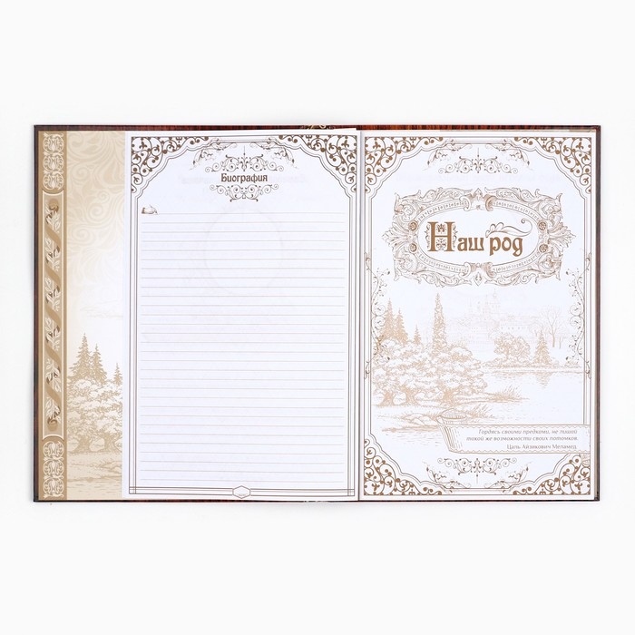 Родословная книга &laquo;Дерево&raquo;, 100 страниц, 22 х 31 см.