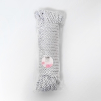 Шнур витой, d = 8 мм, 10 ± 1 м, цвет серебряный Шнур витой, d = 8 мм, 10 ± 1 м, цвет серебряный