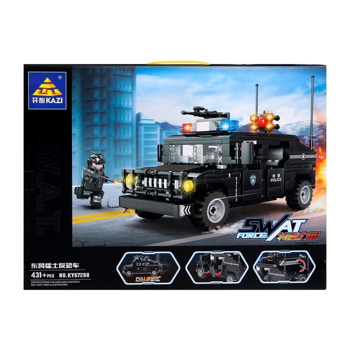 Конструктор спецназ &laquo;Внедорожник&raquo;, 431 деталь