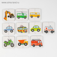 Картинки-половинки «Транспорт» Картинки-половинки «Транспорт»