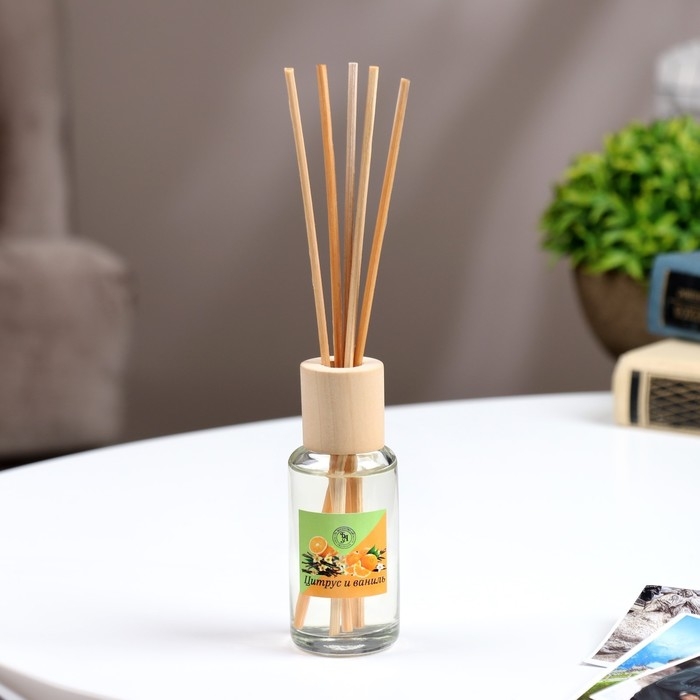 Диффузор ароматический Диффузор ароматический "Модерн", 50 мл, цитрус и ваниль, "Богатство Аромата"