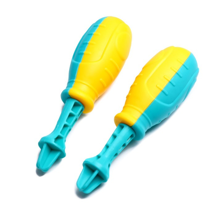 Конструктор винтовой &laquo;Мир динозавров&raquo;, набор 2 штуки, 2 отвёртки 4 карточки, 50 деталей