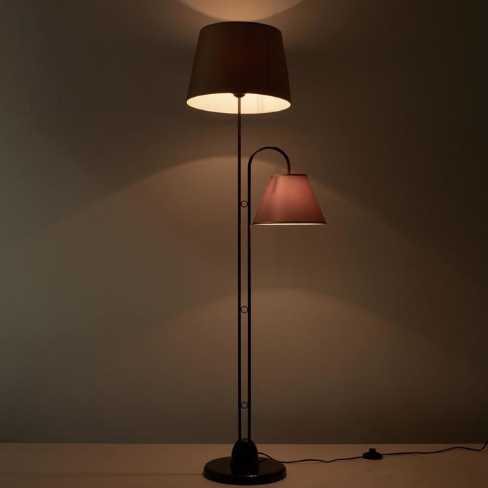 Торшер 3601/2 2х40Вт Е27, коричневый