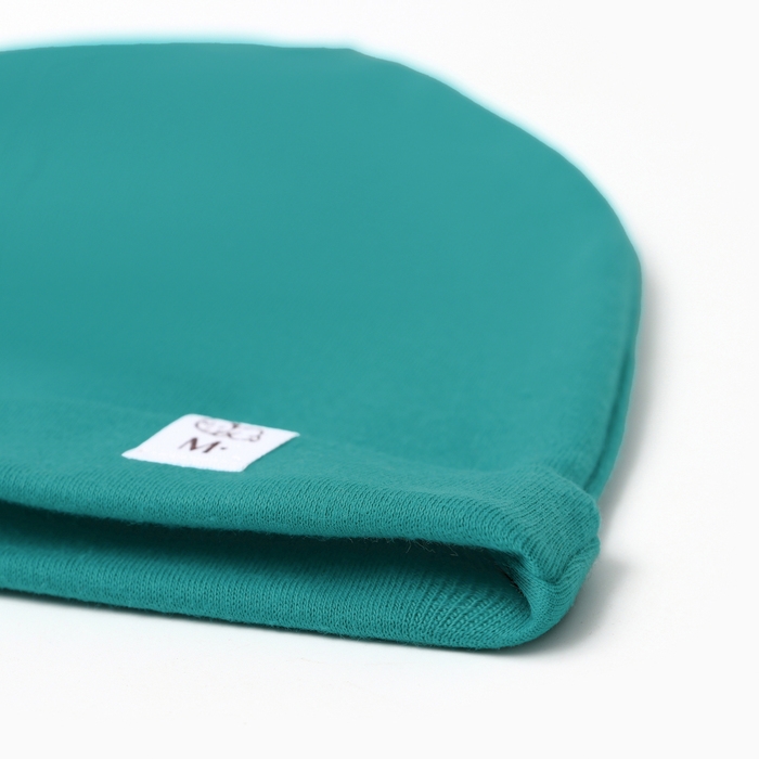 Новый год. Шапка детская MINAKU "New Year's cars", цвет зеленый, размер 38