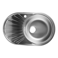 Мойка кухонная "Владикс", врезная, с сифоном, 77х48 см, правая, нержавеющая сталь 0.6 мм Мойка кухонная "Владикс", врезная, с сифоном, 77х48 см, правая, нержавеющая сталь 0.6 мм