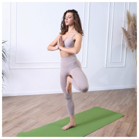 Коврик для йоги Sangh, 183×61×0,6 см, цвет зелёный Коврик для йоги Sangh, 183×61×0,6 см, цвет зелёный