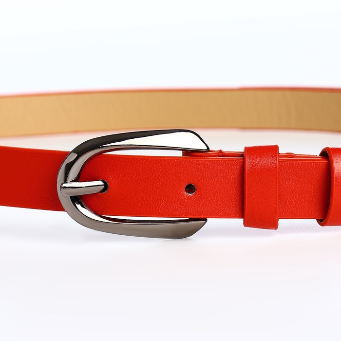 Ремень женский, ширина 1,6 см, пряжка металл, цвет Ремень женский, ширина 1,6 см, пряжка металл, цвет