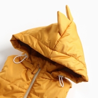 Жилет детский, цвет горчичный, рост 110 см