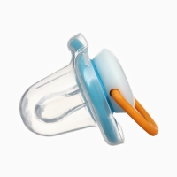 Соска - пустышка анатомическая &laquo;Пингвин&raquo;, +6 мес., цвет голубой