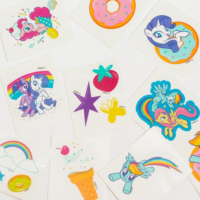 Адвент-календарь &laquo;My little pony&raquo;, с детскими татуировками &mdash; 18 шт.