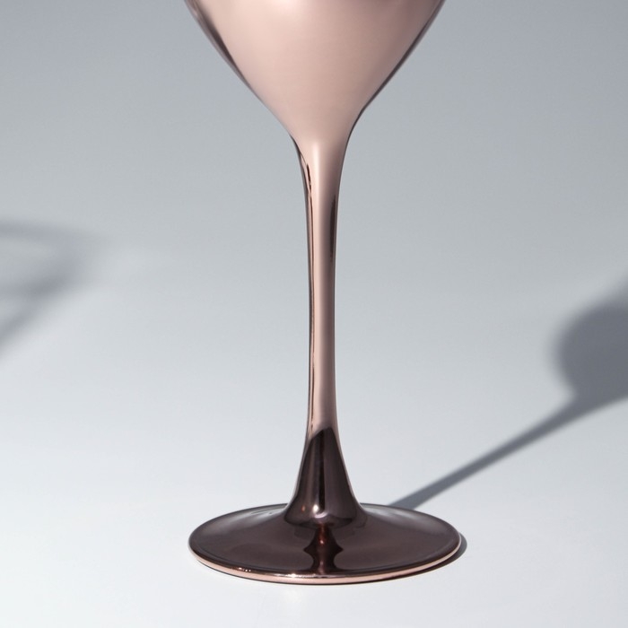 Набор стеклянных бокалов для вина &laquo;Электрическая медь&raquo;, 270 мл, 4 шт