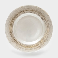 Тарелка - блюдо подстановочное &laquo;Комета&raquo;, d=32,5 см, цвет белое золото