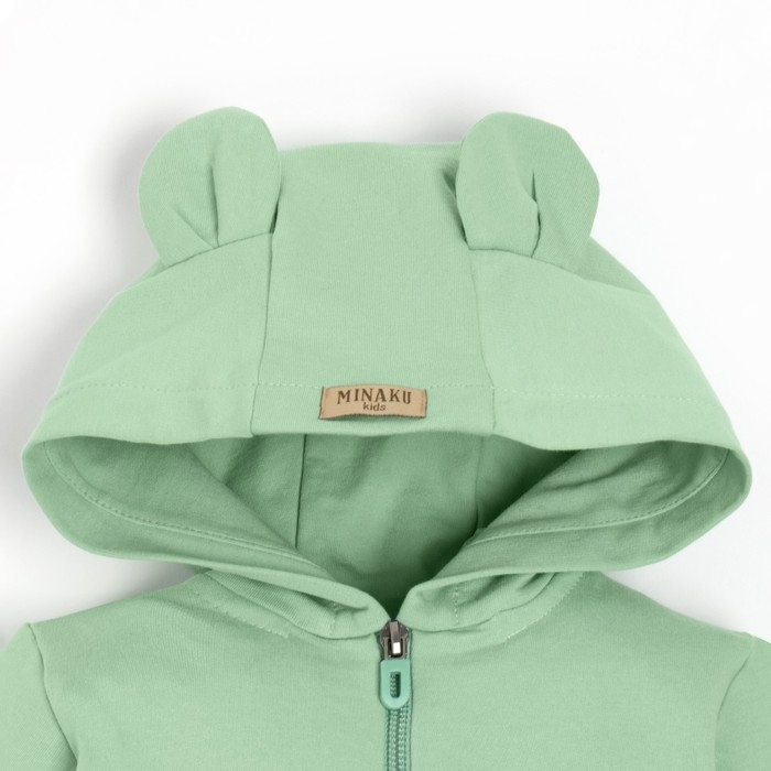 Комбинезон детский MINAKU, цвет зеленый, рост 74-80 см Комбинезон детский MINAKU, цвет зеленый, рост 74-80 см