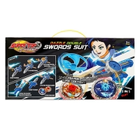 Набор волчков &laquo;Супер меч&raquo;, двойной запуск, с вертушкой